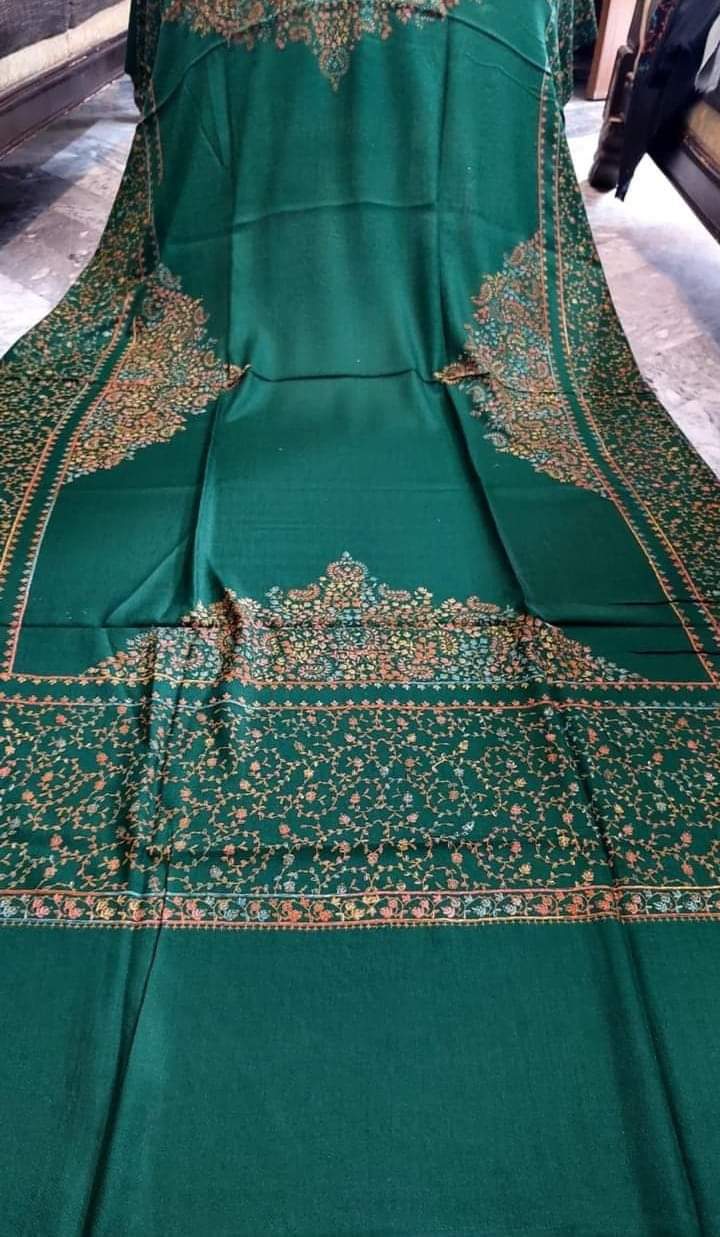 Handmade Pure Pashmina Shawl – Big Taj Collection - Image 9