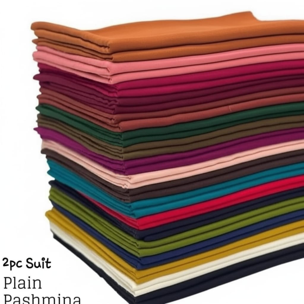 2PCS Unstitched Pashmina Wool Suit – Premium Winter Collection - Image 2