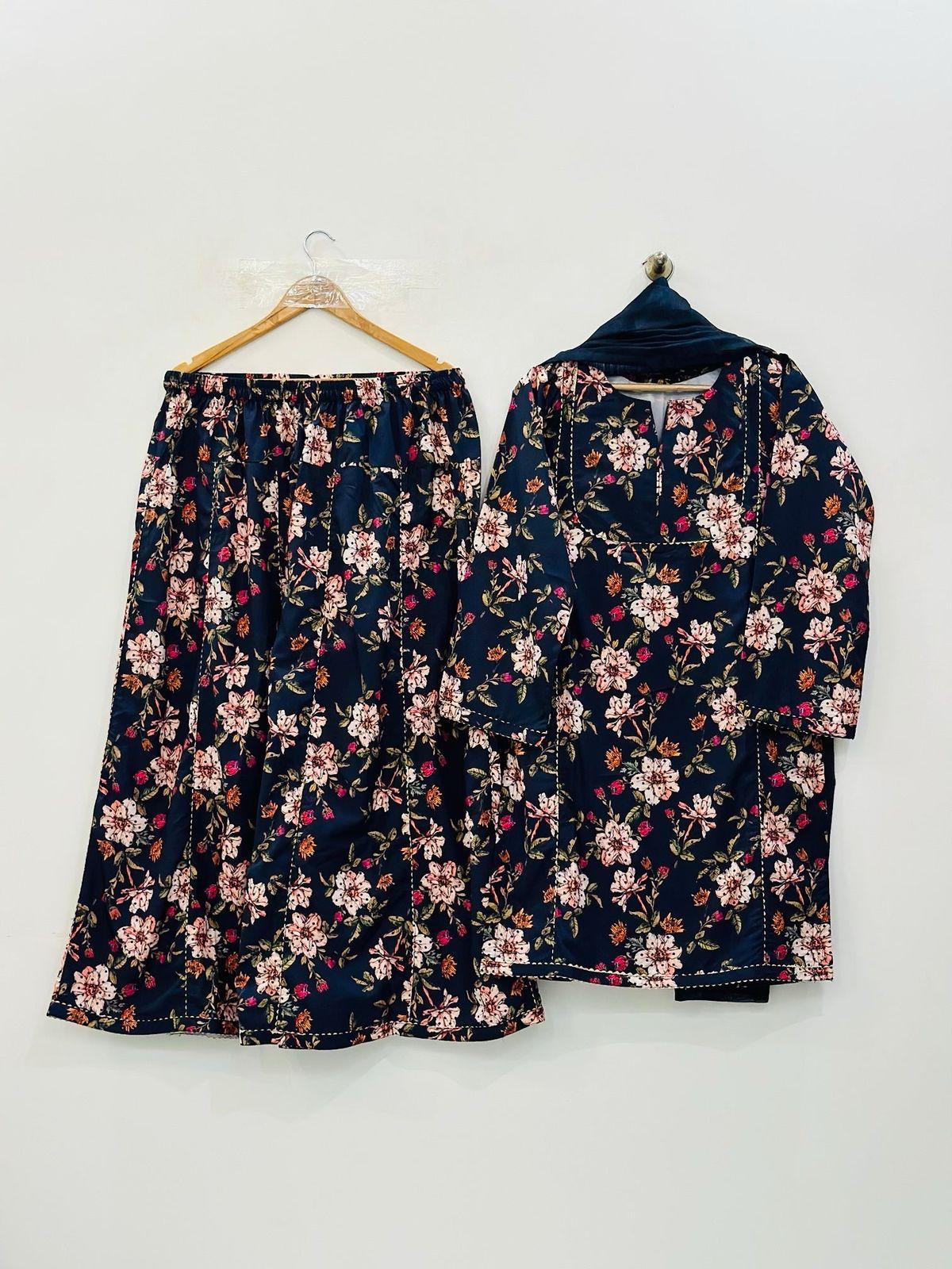 Premium 3-Piece Slub Lawn Suit with Dupatta - Image 9