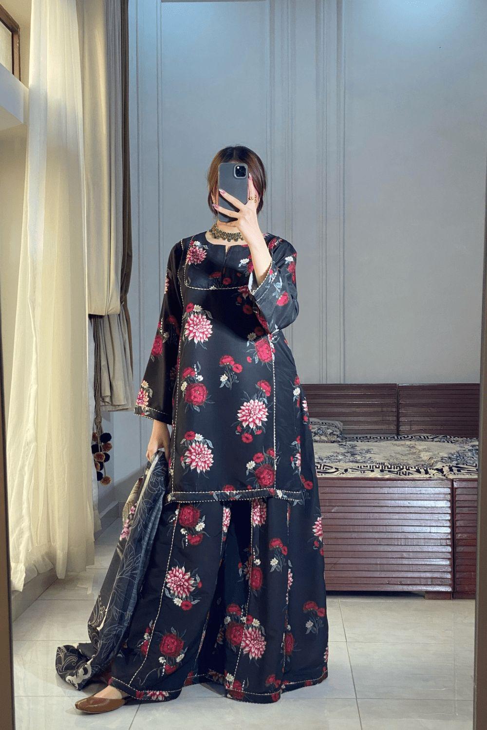 Premium 3-Piece Slub Lawn Suit with Dupatta - Image 8