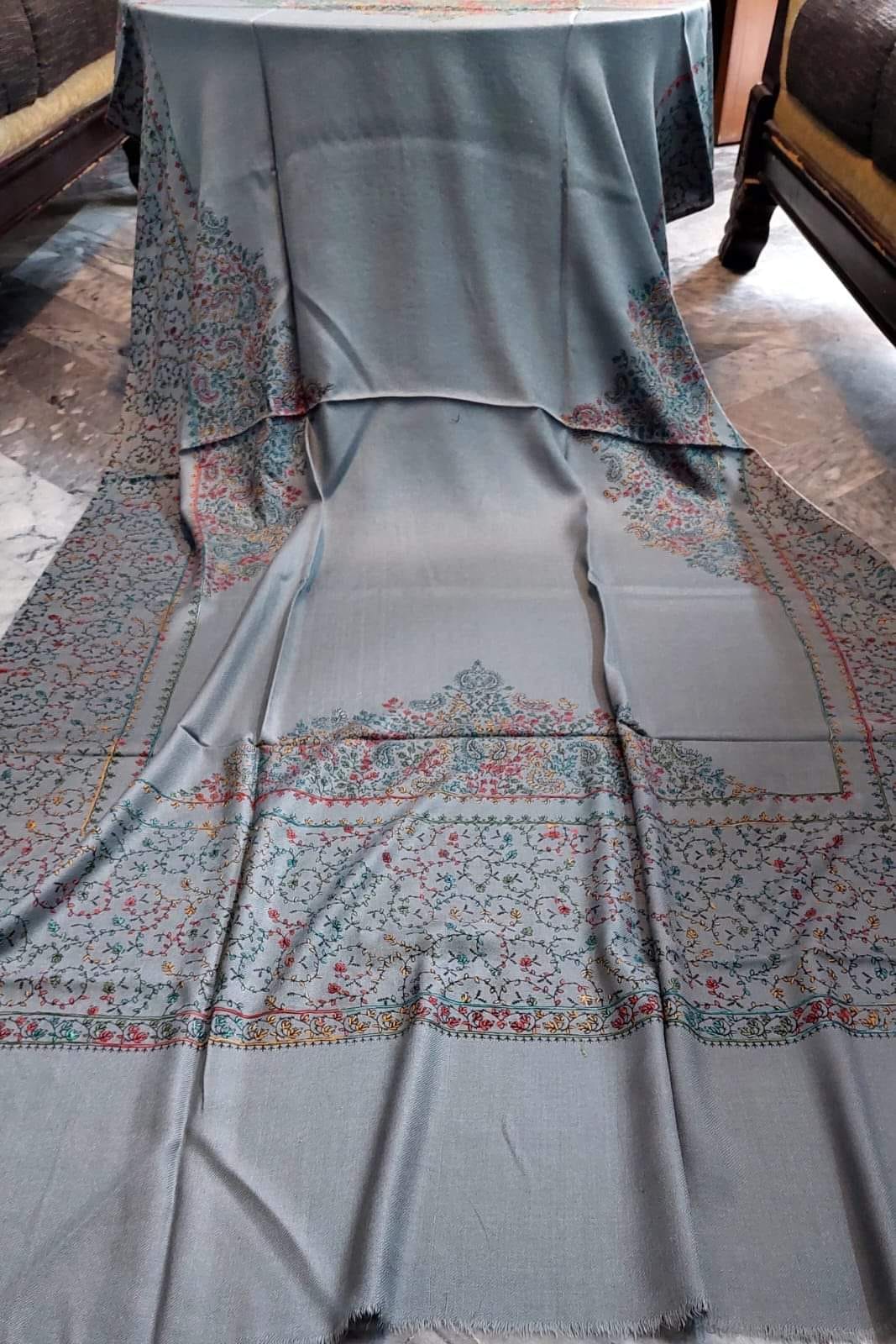 Handmade Pure Pashmina Shawl – Big Taj Collection - Image 11