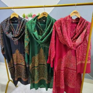 Big Taj Handmade Pure Pashmina Shawl with Pashmina Shirt – Premium Winter Outfit