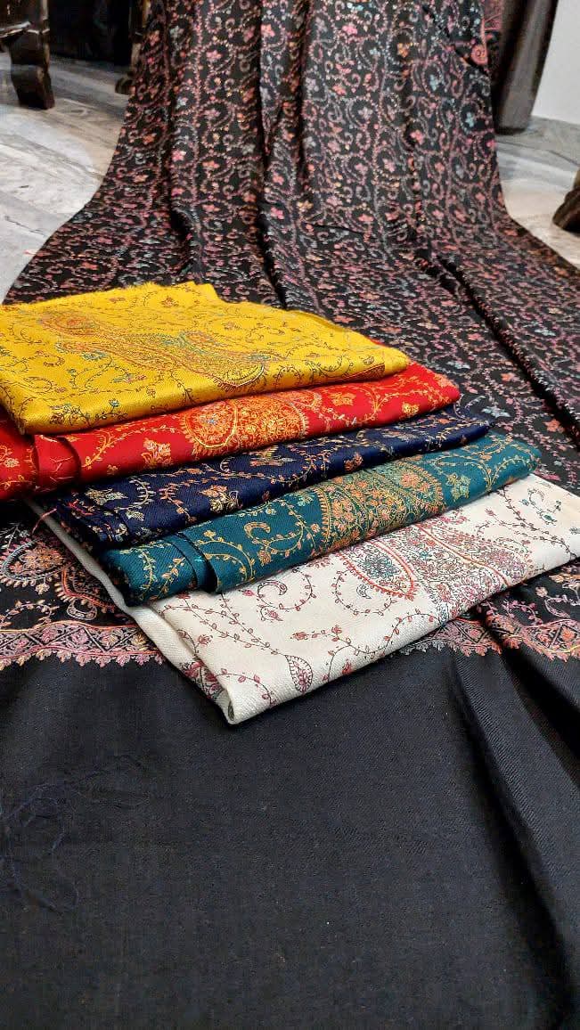 Big Kingri Handmade Pure Pashmina Shawl