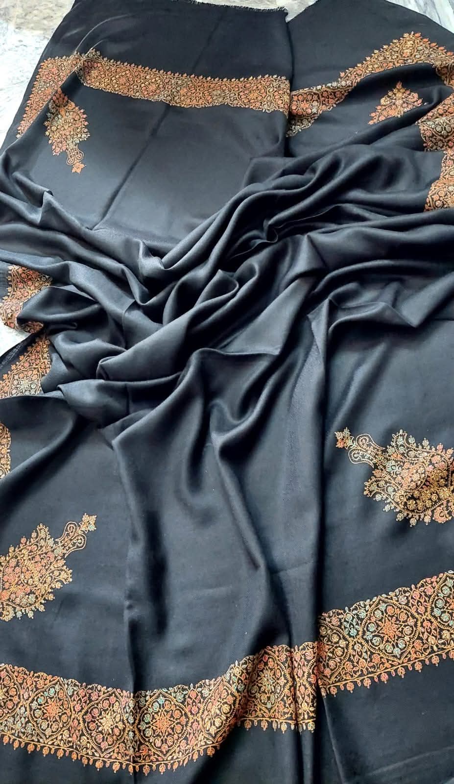 Big Kingri Handmade Pure Pashmina Shawl - Image 3