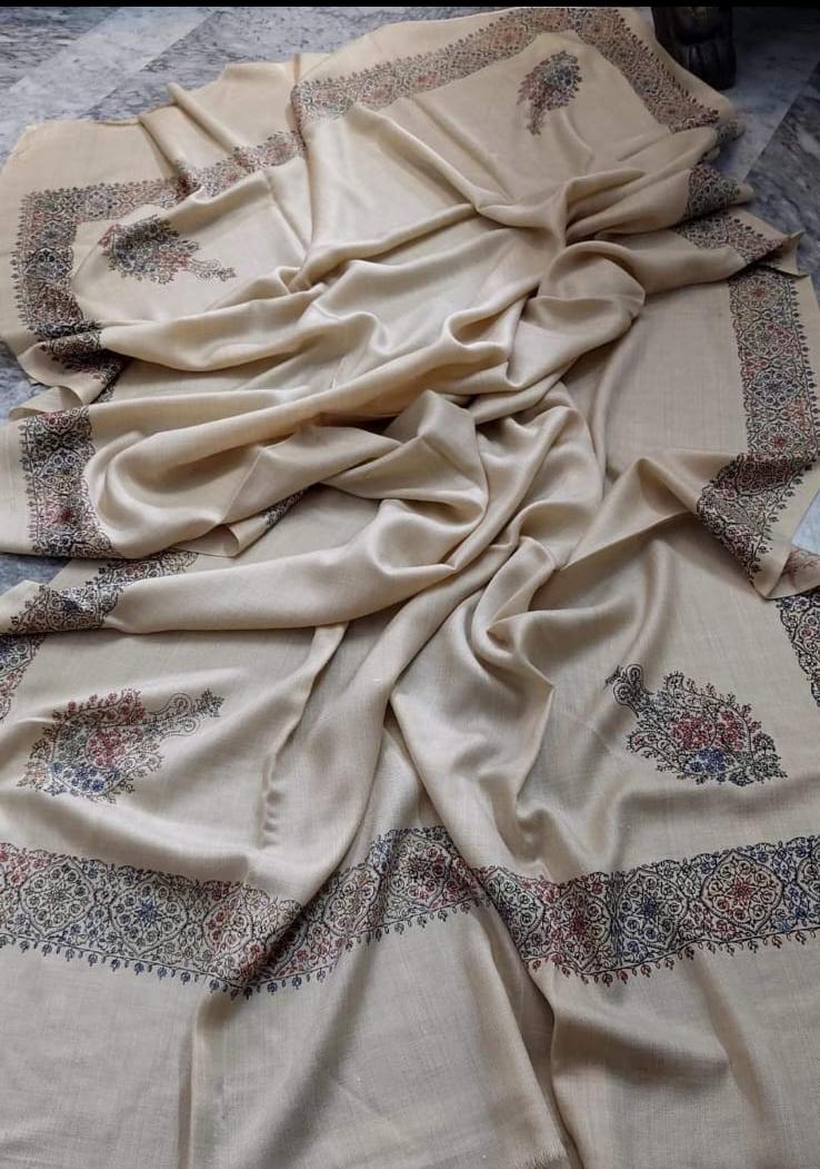 Big Kingri Handmade Pure Pashmina Shawl - Image 5