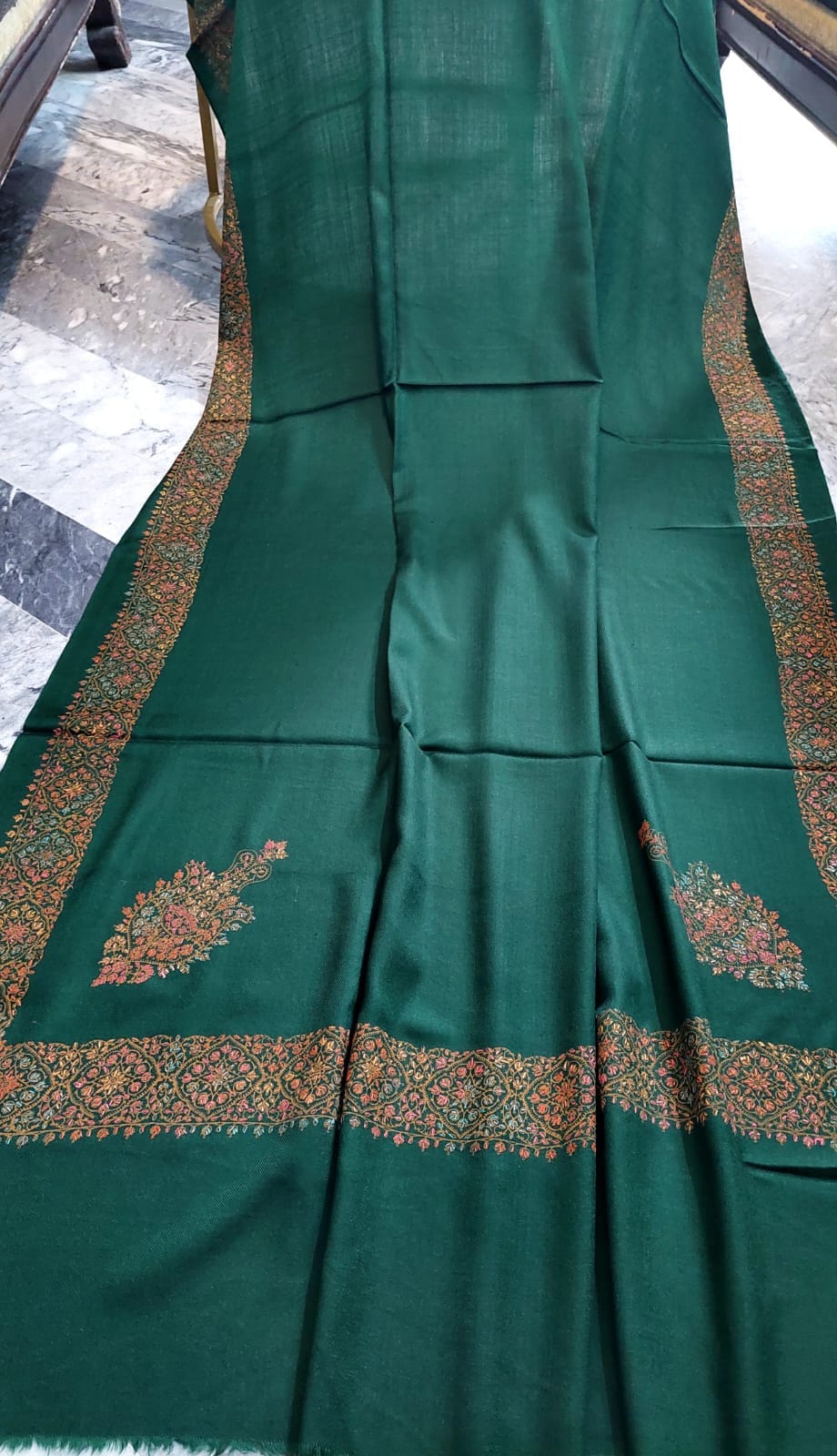 Big Kingri Handmade Pure Pashmina Shawl - Image 10